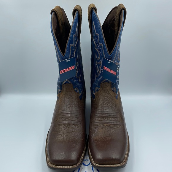 Durango Westward Western Boot -‎ Wide Square Toe Men’s Sz 10 - Picture 2 of 11